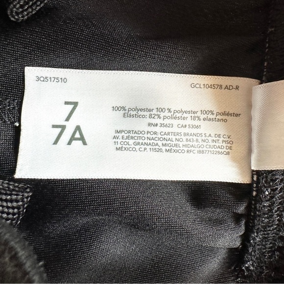 ⭐️ 5 for $25 Carter’s Black Athletic Kids’ Shorts Size 7 - Picture 4 of 4